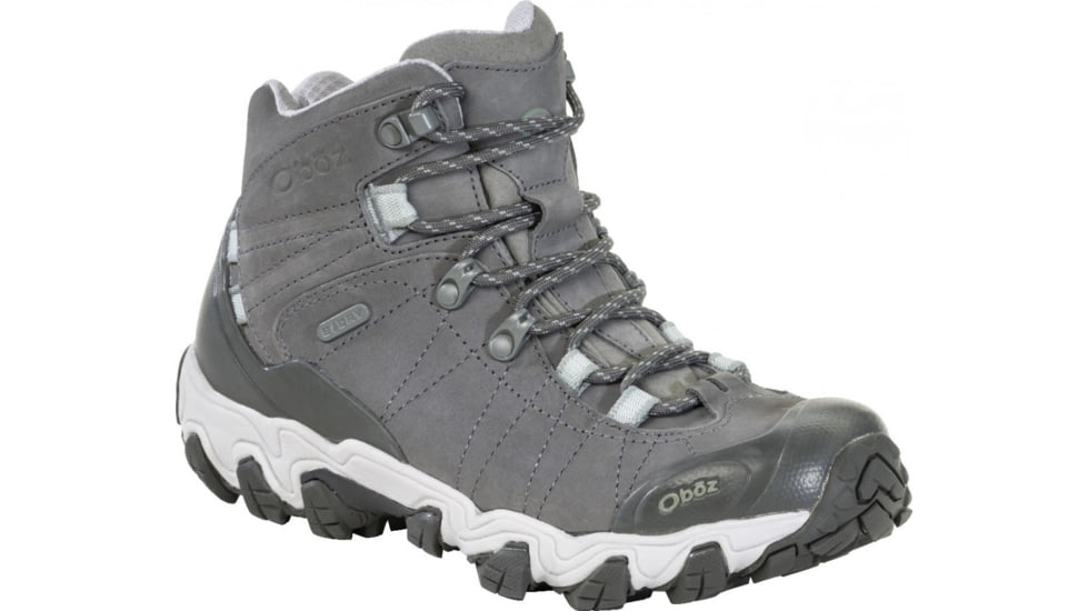 Oboz Bridger Mid B-DRY Hiking Shoes - Womens, Hazy Gray, 7, 22102-179-7
