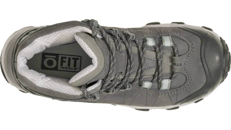 Oboz Bridger Mid B-DRY Hiking Shoes - Womens, Hazy Gray, 7, 22102-179-7