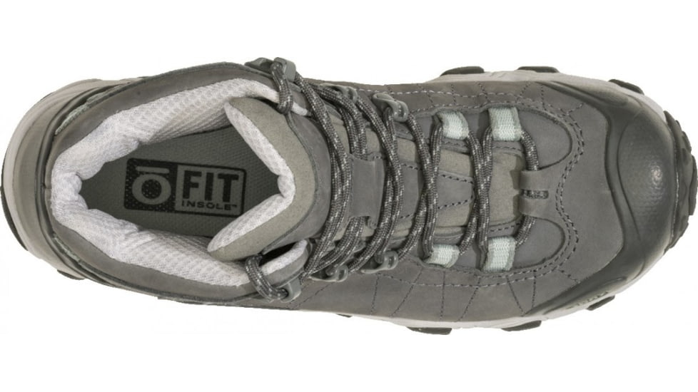 Oboz Bridger Mid B-DRY Hiking Shoes - Womens, Hazy Gray, 7, 22102-179-7