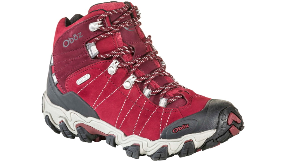 Oboz Bridger Mid B-DRY Hiking Shoes - Womens, Rio Red, 6.5 US, Medium, 22102-Rio Red-Medium-6.5