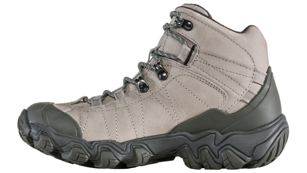 Oboz Bridger Mid B-DRY Hiking Shoes - Womens, Wide, Frost Gray, 6, 22102-Frost Gray-Wide-6