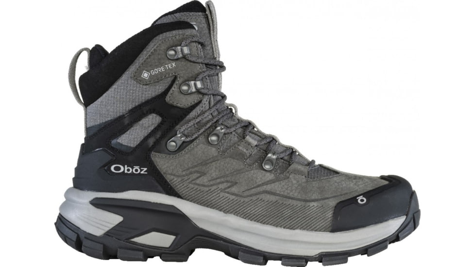 Oboz Bridger Ridge Mid GTX Hiking Shoes - Mens, Gunmetal Black, 10.5, 25001-151-10.5