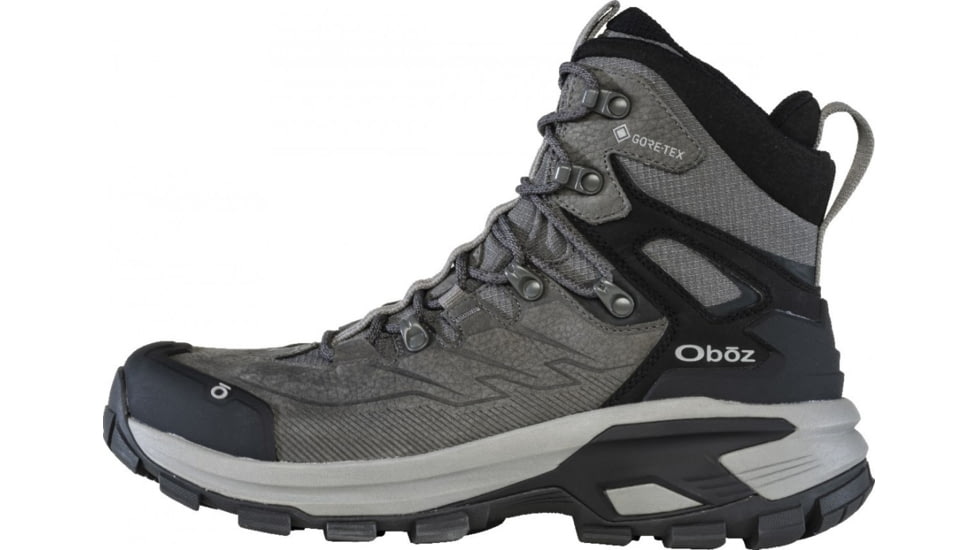 Oboz Bridger Ridge Mid GTX Hiking Shoes - Mens, Gunmetal Black, 10.5, 25001-151-10.5