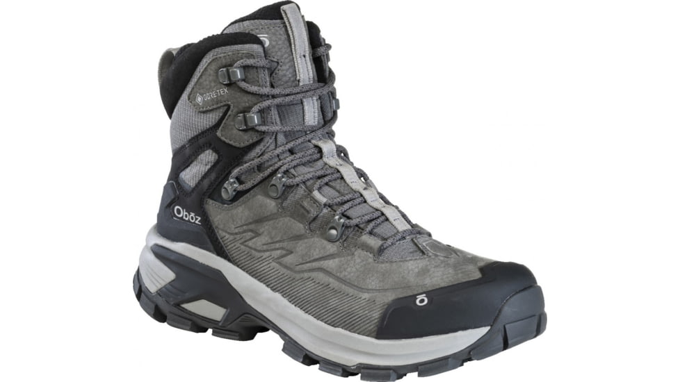 Oboz Bridger Ridge Mid GTX Hiking Shoes - Mens, Gunmetal Black, 10.5, 25001-151-10.5