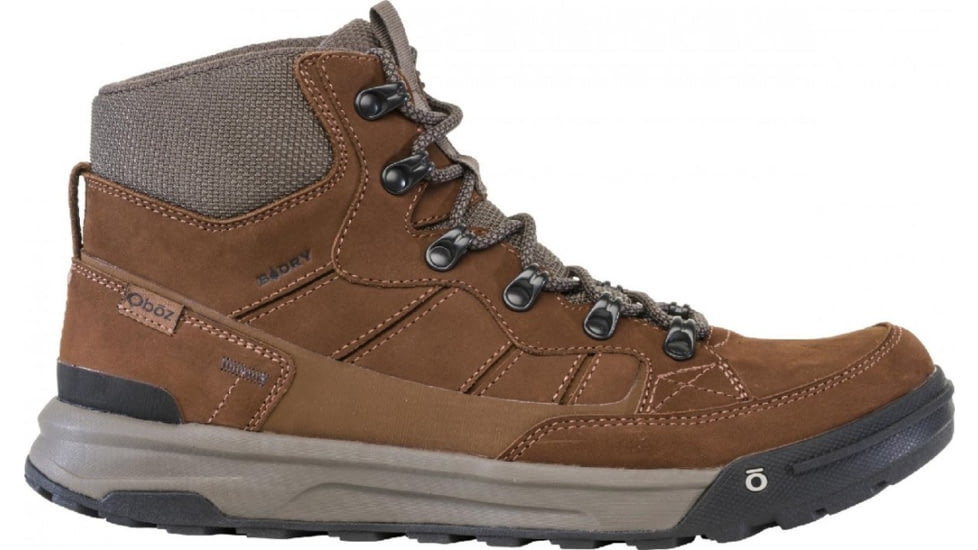 Oboz Burke Mid Leather B-Dry Boots - Mens, Grizzly, 8, 79401-916-8
