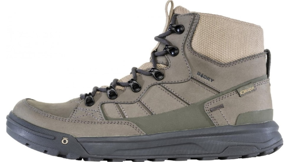 Oboz Burke Mid Leather B-Dry Boots - Mens, Olive Branch, 8.5, 79401-586-8.5