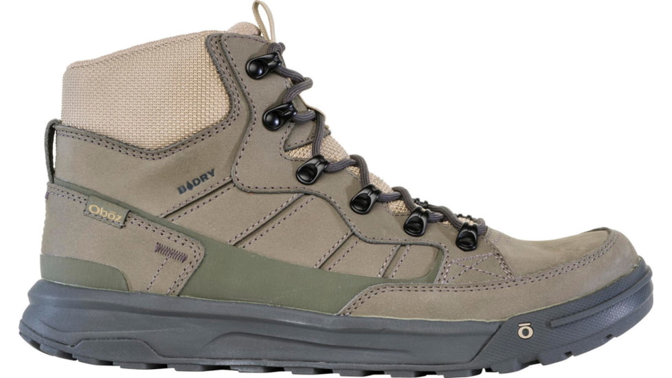 Oboz Burke Mid Leather B-Dry Boots - Men's, Olive Branch, 10, 79401-586-10