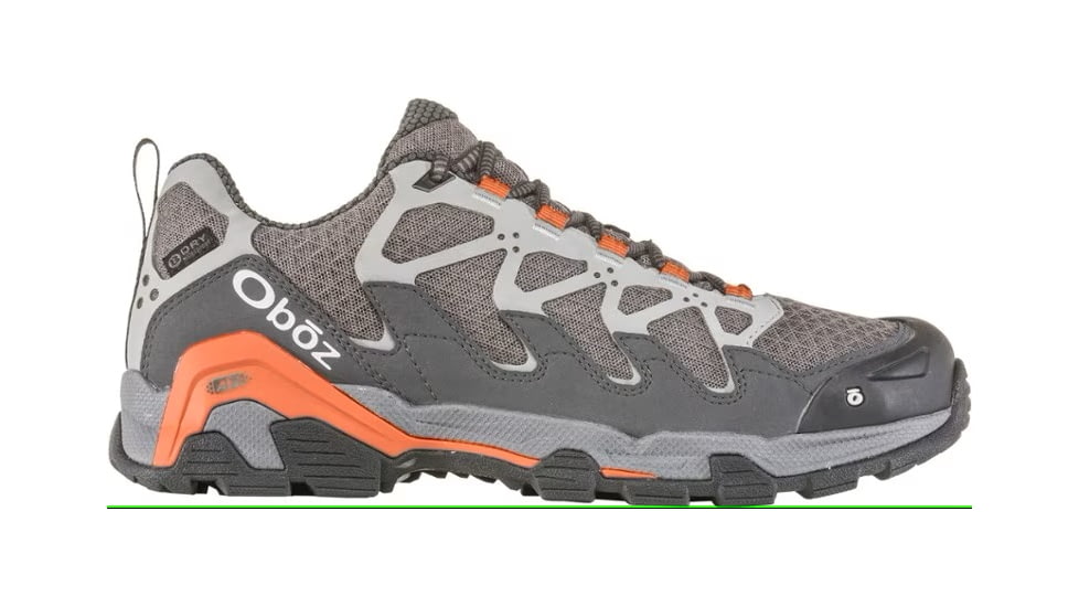 Demo, Oboz Cirque Low B - Dry - Mens, Pewter/Burnt Orange, 9, 41501-9