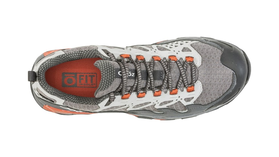 Demo, Oboz Cirque Low B - Dry - Mens, Pewter/Burnt Orange, 9, 41501-9