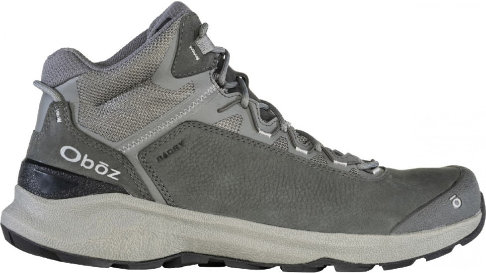 Oboz Cottonwood Mid B-DRY Hiking Boots - Mens, Charcoal, 14, 78301-102-14