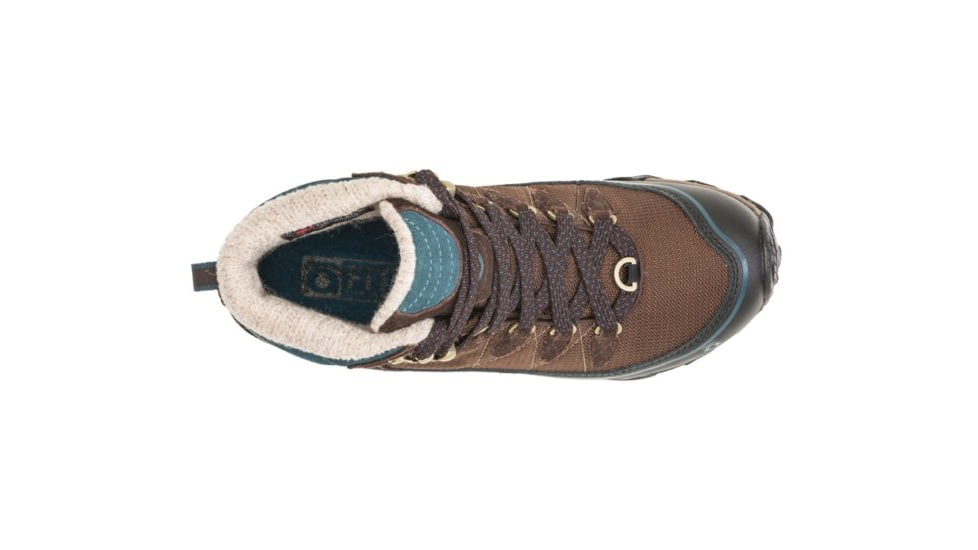Oboz Juniper 6 Inch Insulated B-Dry - Womens, Cocoa/ Deep Dive, Medium, 11, 80702-CocoaDeepDive -Medium-11