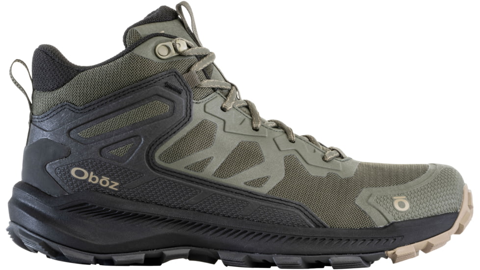 Oboz Katabatic Mid B-Dry Hiking Shoes - Mens, Evergreen, 10.5, 46001-Evergreen-Medium-10.5