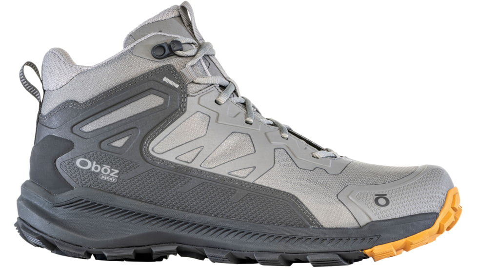 Oboz Katabatic Mid B-Dry Hiking Shoes - Mens, Hazy Gray, 9, 46001-Hazy Gray-Medium-9