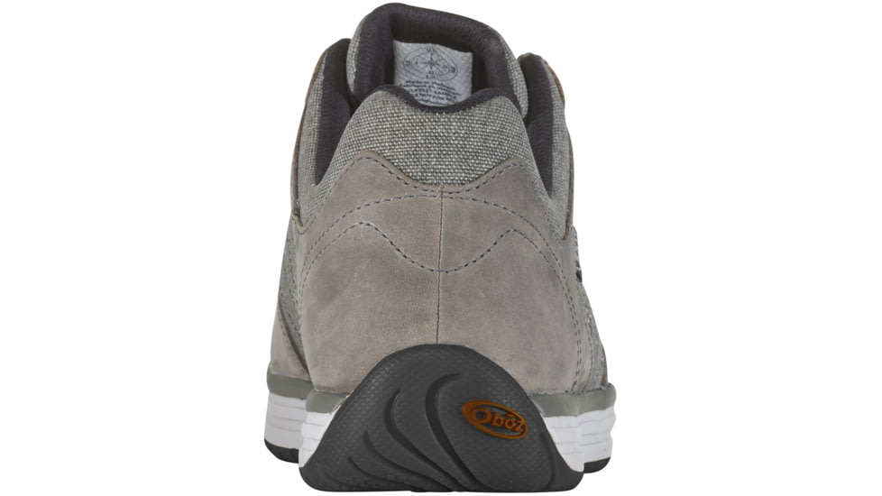 Oboz Mendenhall Low Canvas Hiking Shoes - Men's, 9 US, Medium, Gunmetal, 80701-Gunmetal-9-Medium