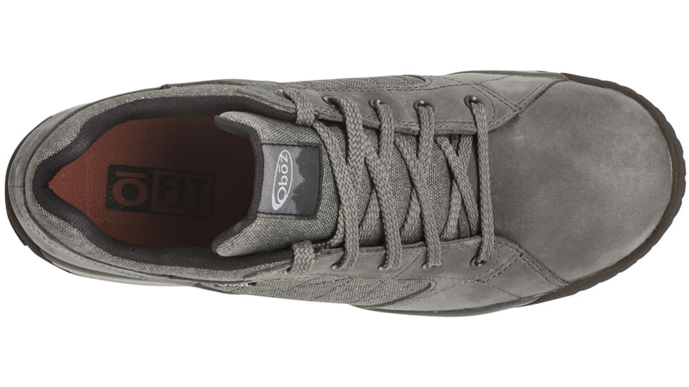 Oboz Mendenhall Low Canvas Hiking Shoes - Men's, 9 US, Medium, Gunmetal, 80701-Gunmetal-9-Medium