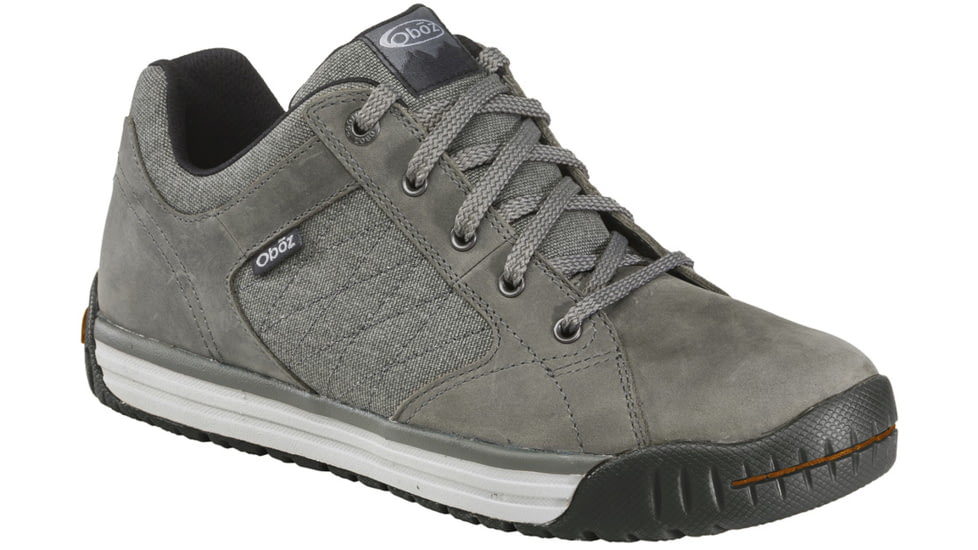 Oboz Mendenhall Low Canvas Hiking Shoes - Men's, 9 US, Medium, Gunmetal, 80701-Gunmetal-9-Medium