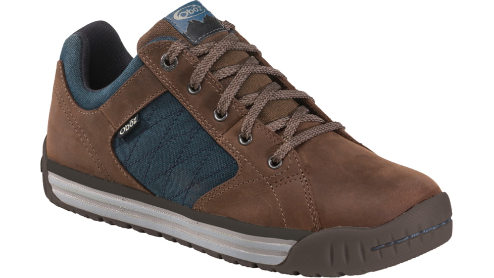 Oboz Mendenhall Low Canvas Hiking Shoes - Men's, 8.5 US, Medium, Lake Blue, 80701-Lake Blue-8.5-Medium