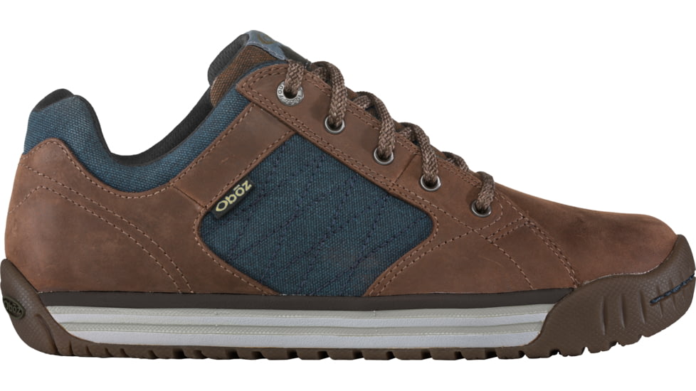 Oboz Mendenhall Low Canvas Hiking Shoes - Men's, 8.5 US, Medium, Lake Blue, 80701-Lake Blue-8.5-Medium