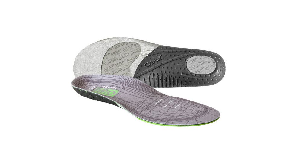 Oboz O FIT Insole Plus Thermal, Gray, Medium, 812439033821