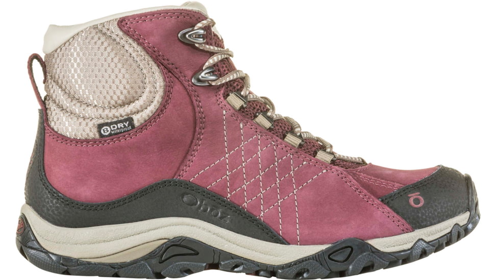 Oboz Sapphire Mid B-DRY Casual Shoes - Womens, Boysenberry, 7, 70602-BYSNBRR-M-7-DEMO