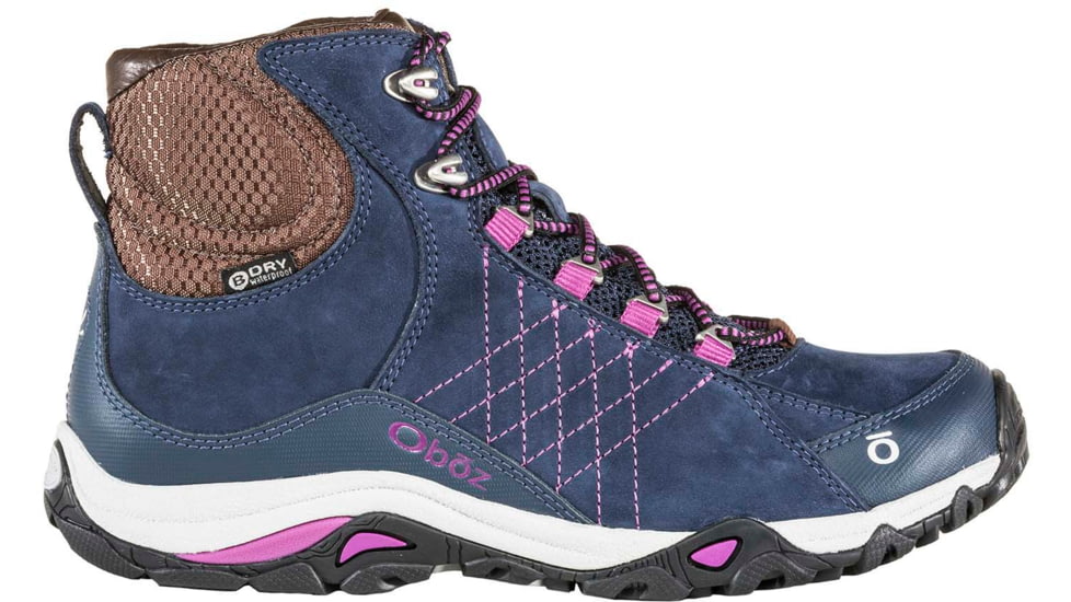 Oboz Sapphire Mid B-DRY Hiking Shoes - Women's, Huckleberry, 10.5, Medium, 70602-HUBE-M-10.5