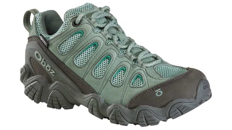 Oboz Sawtooth II Low B-DRY Hiking Shoes - Womens, Pale Moss, 10, 23402-1115-10