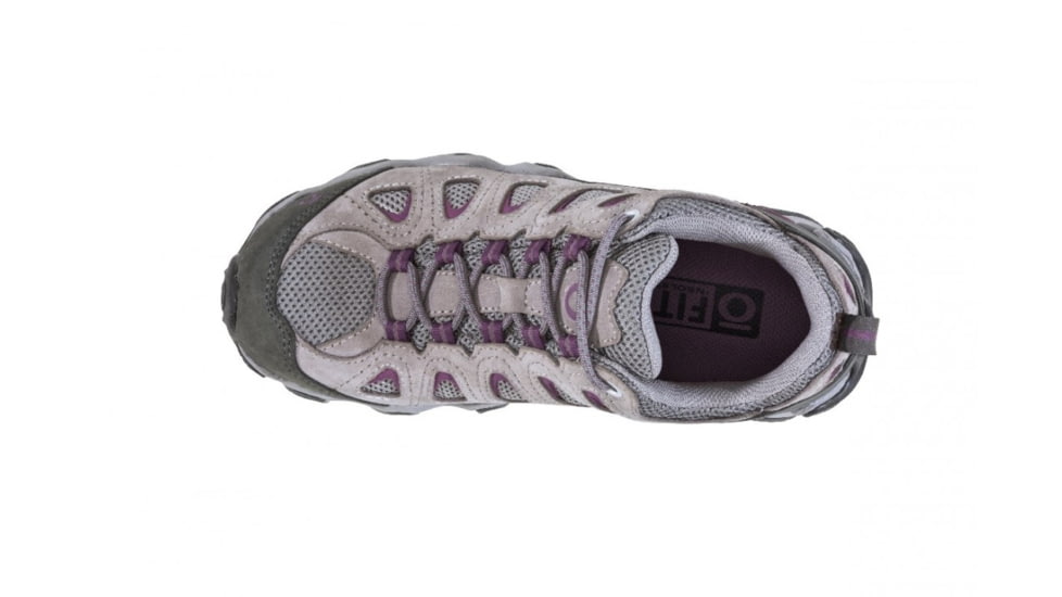 Oboz Sawtooth II Low B-DRY Hiking Shoes - Womens, Pewter/Violet, 10, 23402-1028-10
