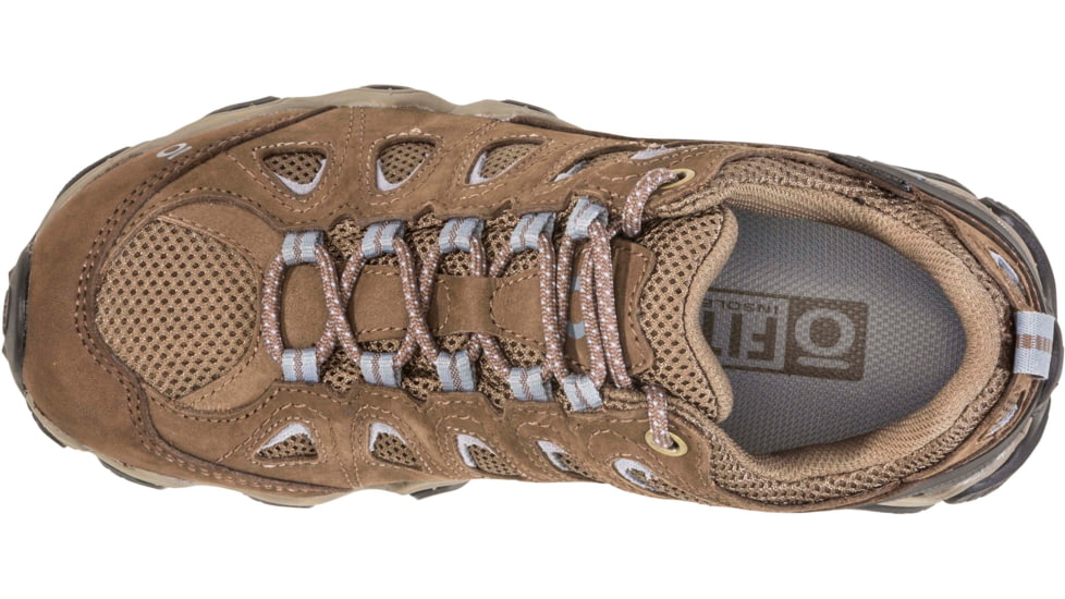 Oboz Sawtooth II Low B-DRY Hiking Shoes - Womens, Brindle/Tradewinds Blue, 7.5 US, Medium, 23402-Bre/TrwBl-Medium-7.5