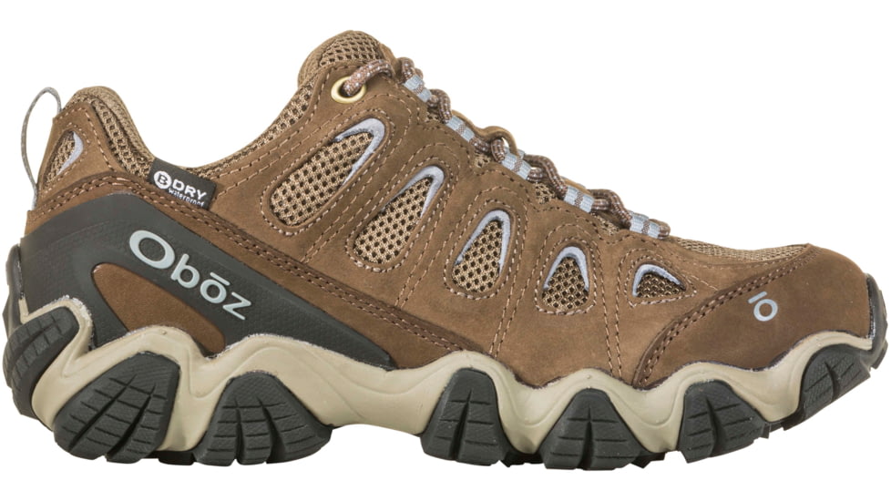 Oboz Sawtooth II Low B-DRY Hiking Shoes - Women's, Medium, Brindle/Tradewinds Blue, 7.5, 23402-1018-7.5-Medium