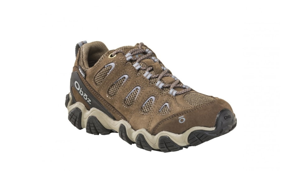 Oboz Sawtooth II Low BDRY Hiking Shoes - Womens, Wide, Brindle/Tradewinds Blue, 10.5, 23402-1018-10.5-Wide