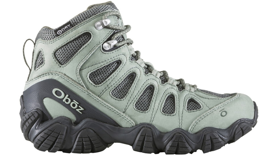 Oboz Sawtooth II Mid B-DRY Hiking Shoes - Womens, Pale Moss, 8.5, Medium, 23702-Pale Moss-8.5-Medium