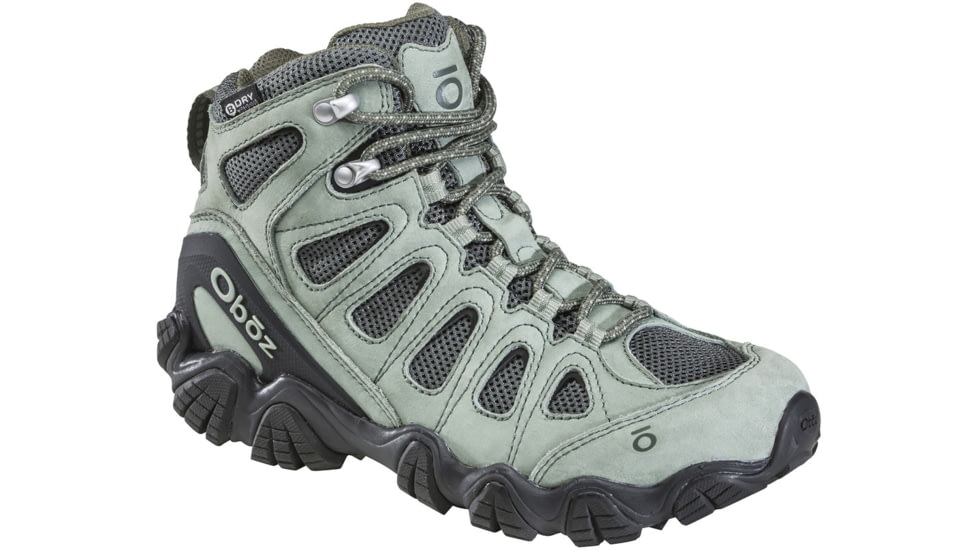 Oboz Sawtooth II Mid B-DRY Hiking Shoes - Womens, Pale Moss, 8.5, Medium, 23702-Pale Moss-8.5-Medium