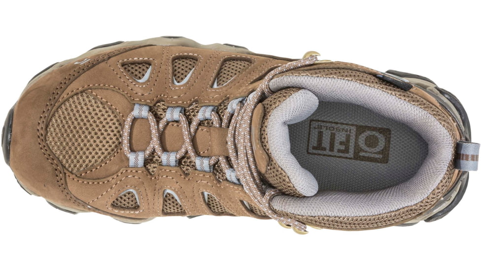 Oboz Sawtooth II Mid B-DRY Hiking Shoes - Womens, Brindle/Tradewinds Blue, 7.5 US, Medium, 23702-Bre/TrwBl-Medium-7.5