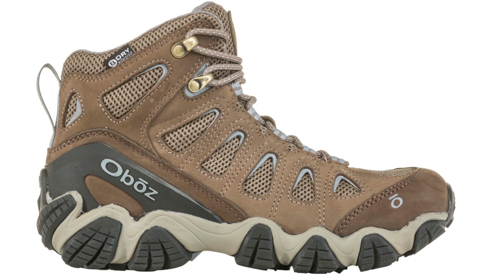 Oboz Sawtooth II Mid B-DRY Hiking Shoes - Women's, Brindle/Tradewinds Blue, 7.5, 23702-1018-7.5