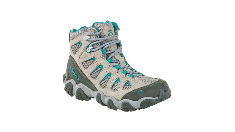 Oboz Sawtooth II Mid - Womens, Drizzle/ Aqua, Medium, 10.5, 23802-DA-M-10.5