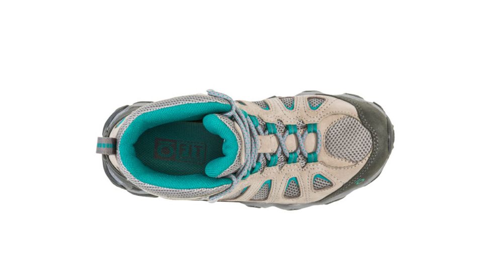 Oboz Sawtooth II Mid - Womens, Drizzle/ Aqua, Medium, 10.5, 23802-DA-M-10.5
