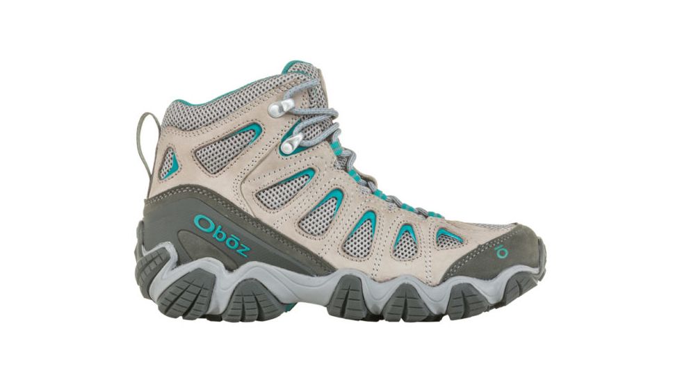 Oboz Sawtooth II Mid - Womens, Drizzle/ Aqua, Medium, 10.5, 23802-DA-M-10.5