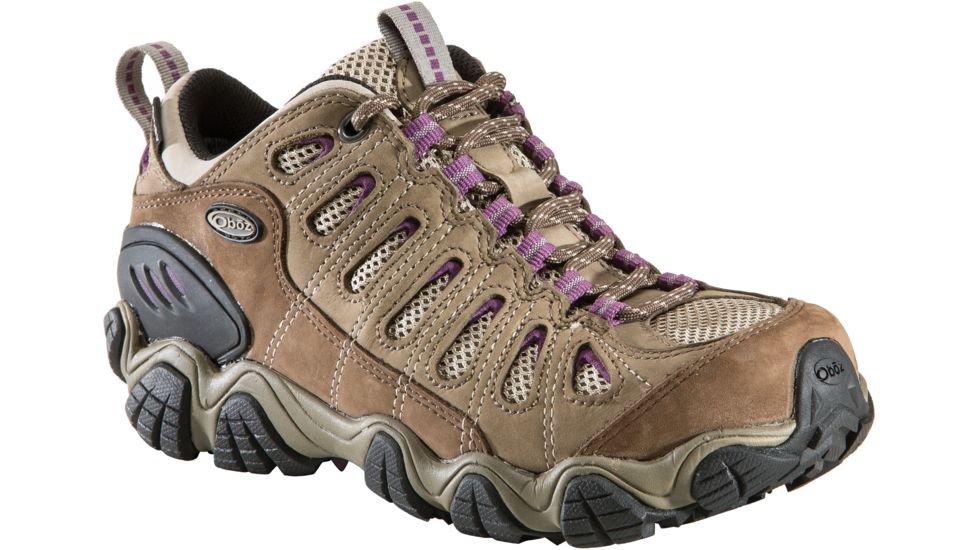 Oboz Sawtooth Low BDRY Hiking Shoe - Womens-Violet-7.5 US