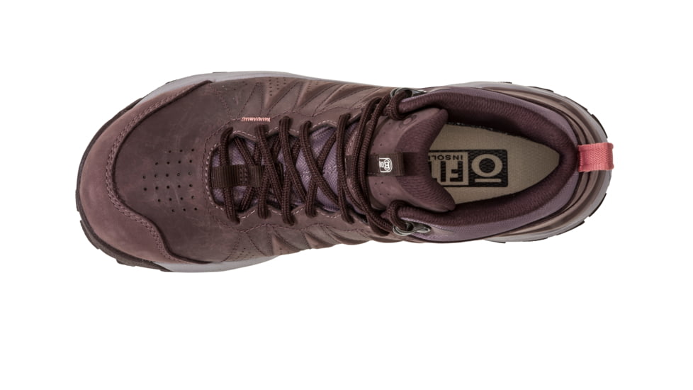 Oboz Sypes Low Leather B-DRY Hiking Shoes - Womens, Medium, Peppercorn, 7, 76102-PPC-7-Medium