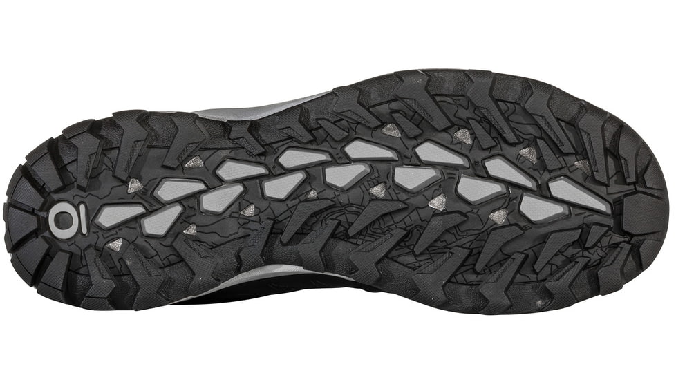 Oboz Sypes Mid Leather B-DRY Hiking Shoes - Mens, Dark Shadow, 9, Medium, 77101-DrkShd-9-Medium