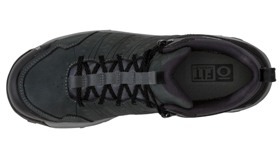 Oboz Sypes Mid Leather B-DRY Hiking Shoes - Mens, Dark Shadow, 7.5, Medium, 77101-Dark Shadow-M-7.5