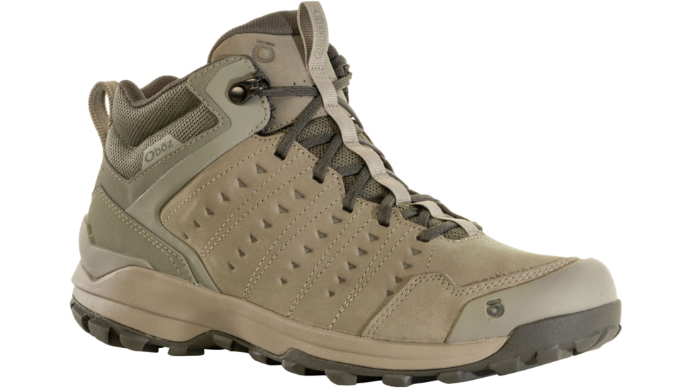 Oboz Sypes Mid Leather B-DRY Hiking Shoes - Men's, Sandbox, 9.5, 77101-Sandbox-M-9.5