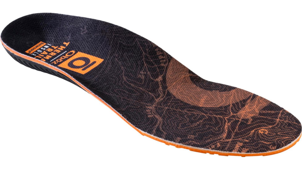 Oboz Thermal Trail Insole, Orange, XS, Medium, 100008-Orange-Medium-XS