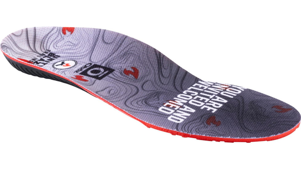 Oboz Unity Blaze Trail Insole, Red, Medium, 100010-147-M