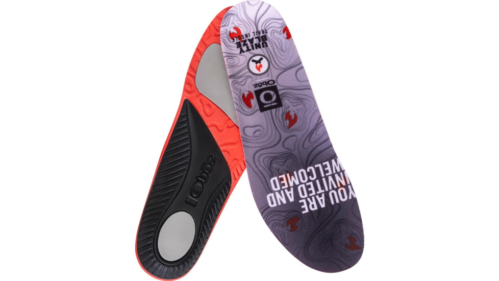 Oboz Unity Blaze Trail Insole, Red, Medium, 100010-147-M