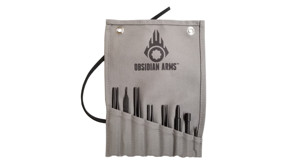 Obsidian Arms AR-15 Complete Armorers Punch Set, 12-Piece, OA-APS-15-12