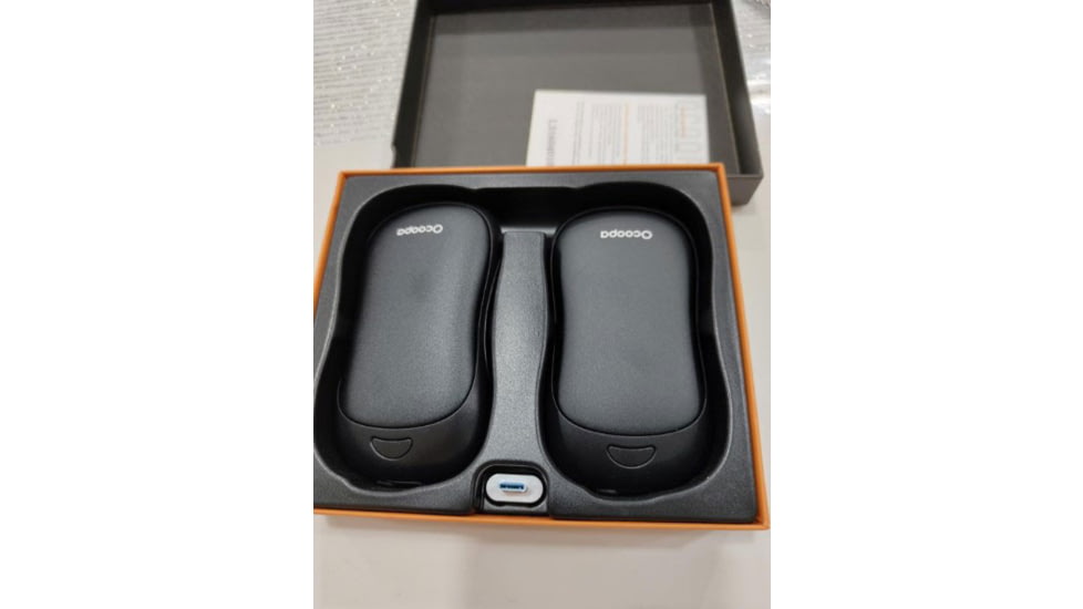 Ocoopa UT3 Pro Rechargeable Hand Warmer, Black on Black, UT4102-BK-BK