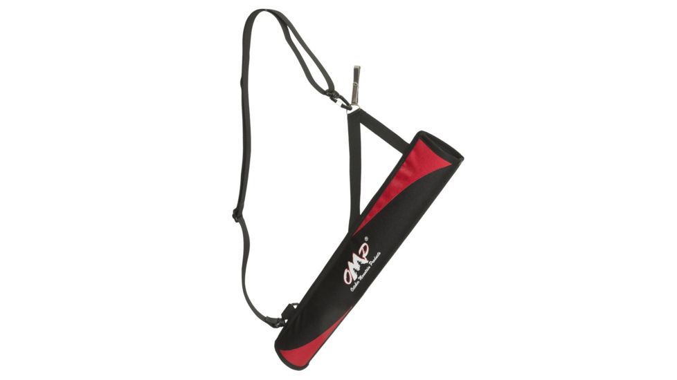 October Mountain No Spill Hip and Back Quiver RH/LH, Red, One Size 78785