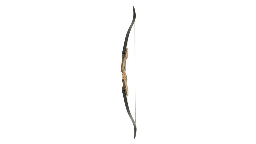October Mountain Smoky Mountain Hunter Recurve Bow 62 in. 35 lbs LH, Brown OMP1696235
