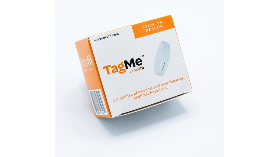 Ocufii TagMe Stick-On Beacon, White, TM-B2-WHT